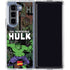 Marvel Classic Comics Hulk Fighter Vintage Galaxy Z Fold5 5G Clear Case